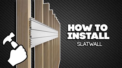 How to Install Proslat Slatwall .